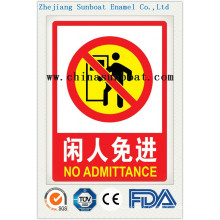 Enamel Customized Safety Warning Signs